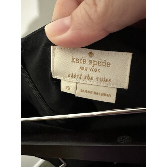 Kate Spade New York Skirt The Rules Linen Cotton Midi Tie Back Ruffle Womens 6 - Picture 4 of 8